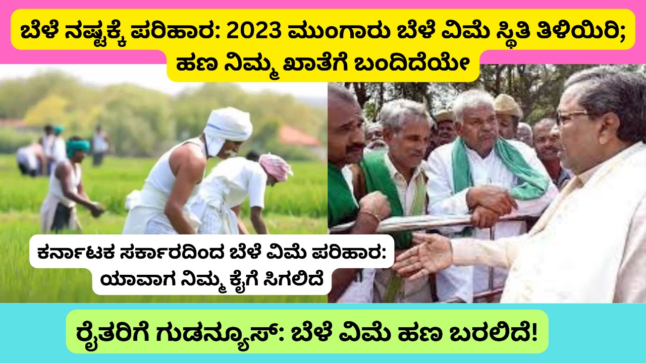 Crop insurance Karnataka