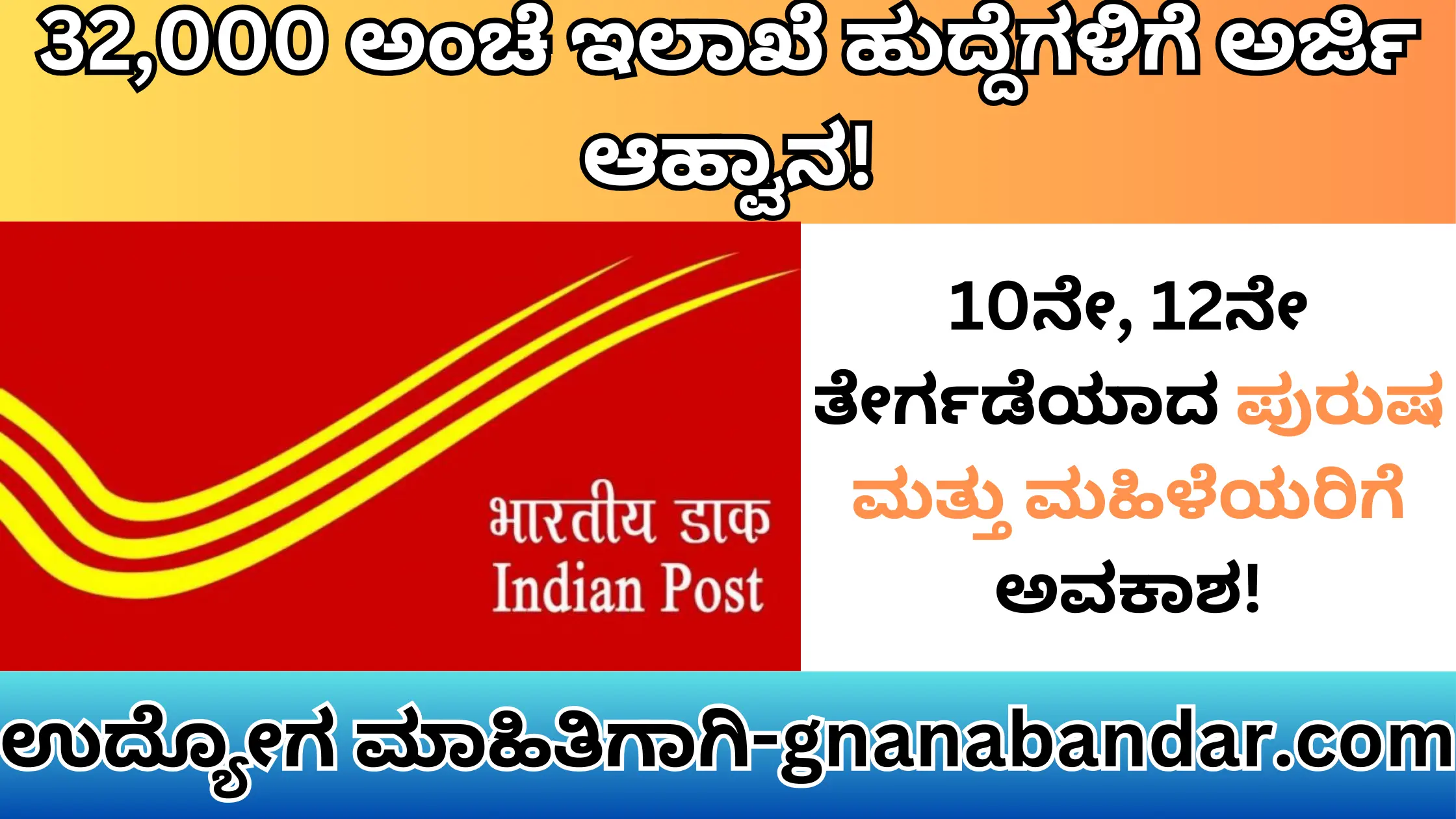 32000 post office Recruitment all india