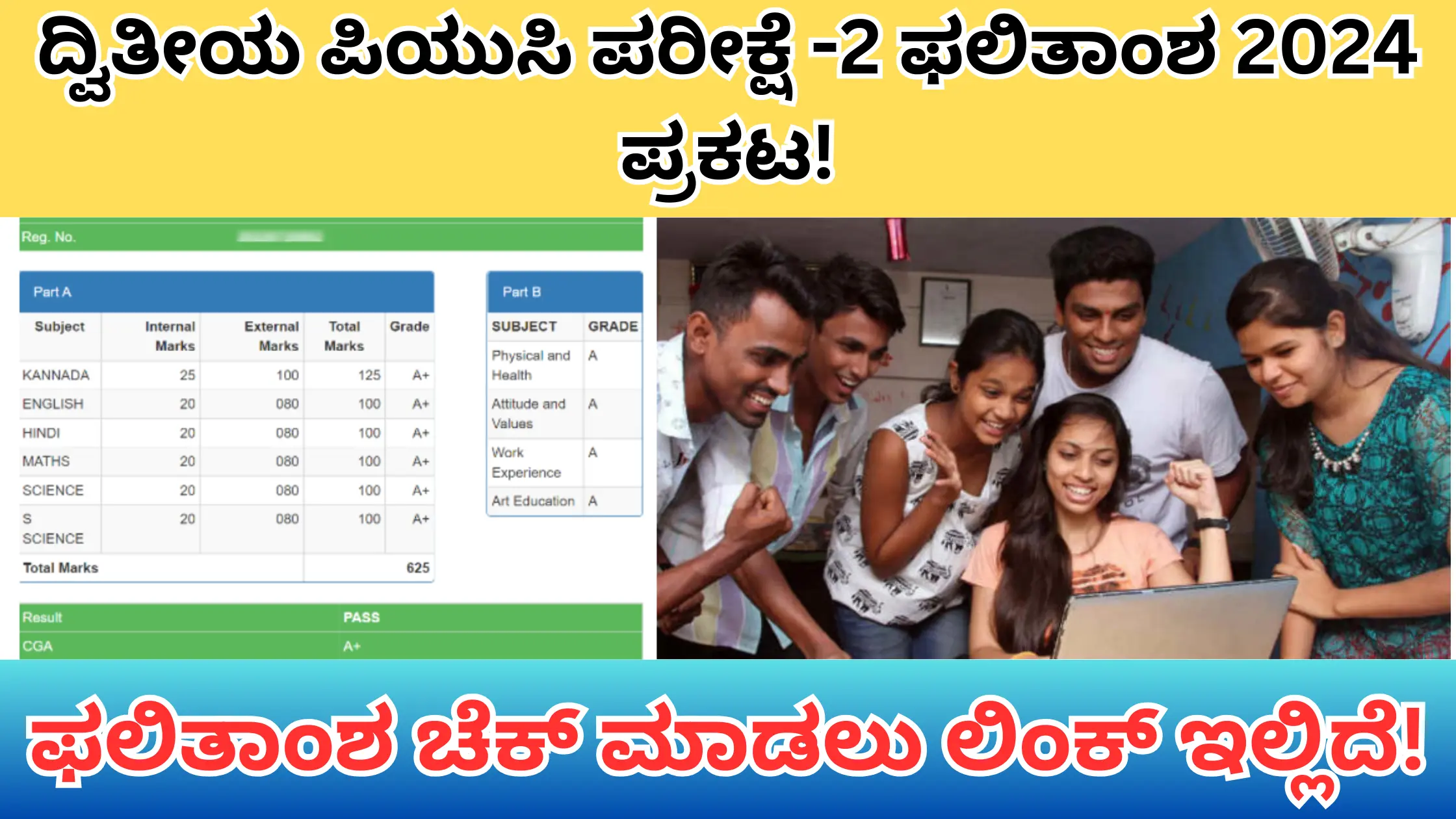 Karnataka 2nd puc exam-2 result out check now