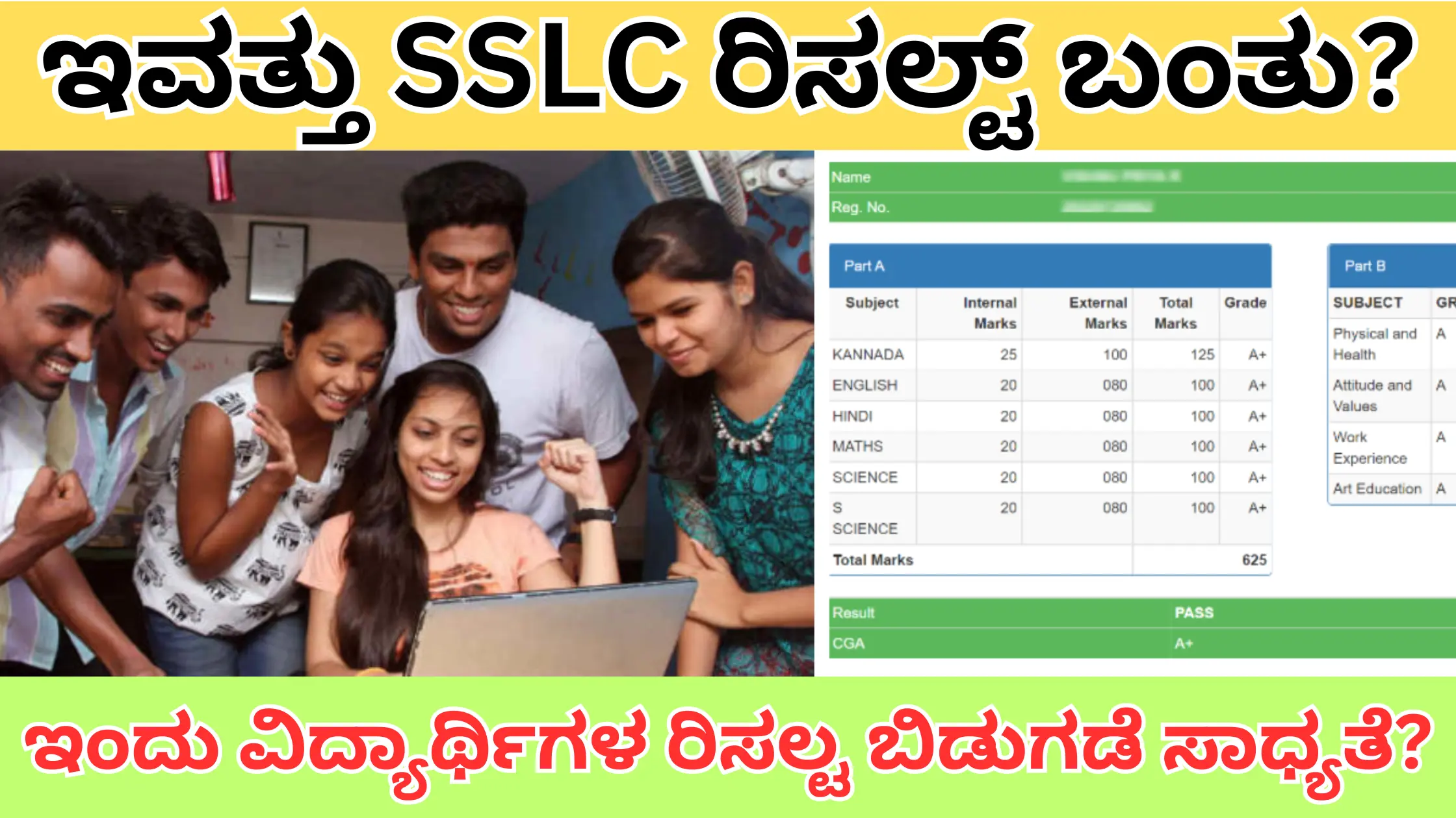 Sslc result 2024 Karnataka