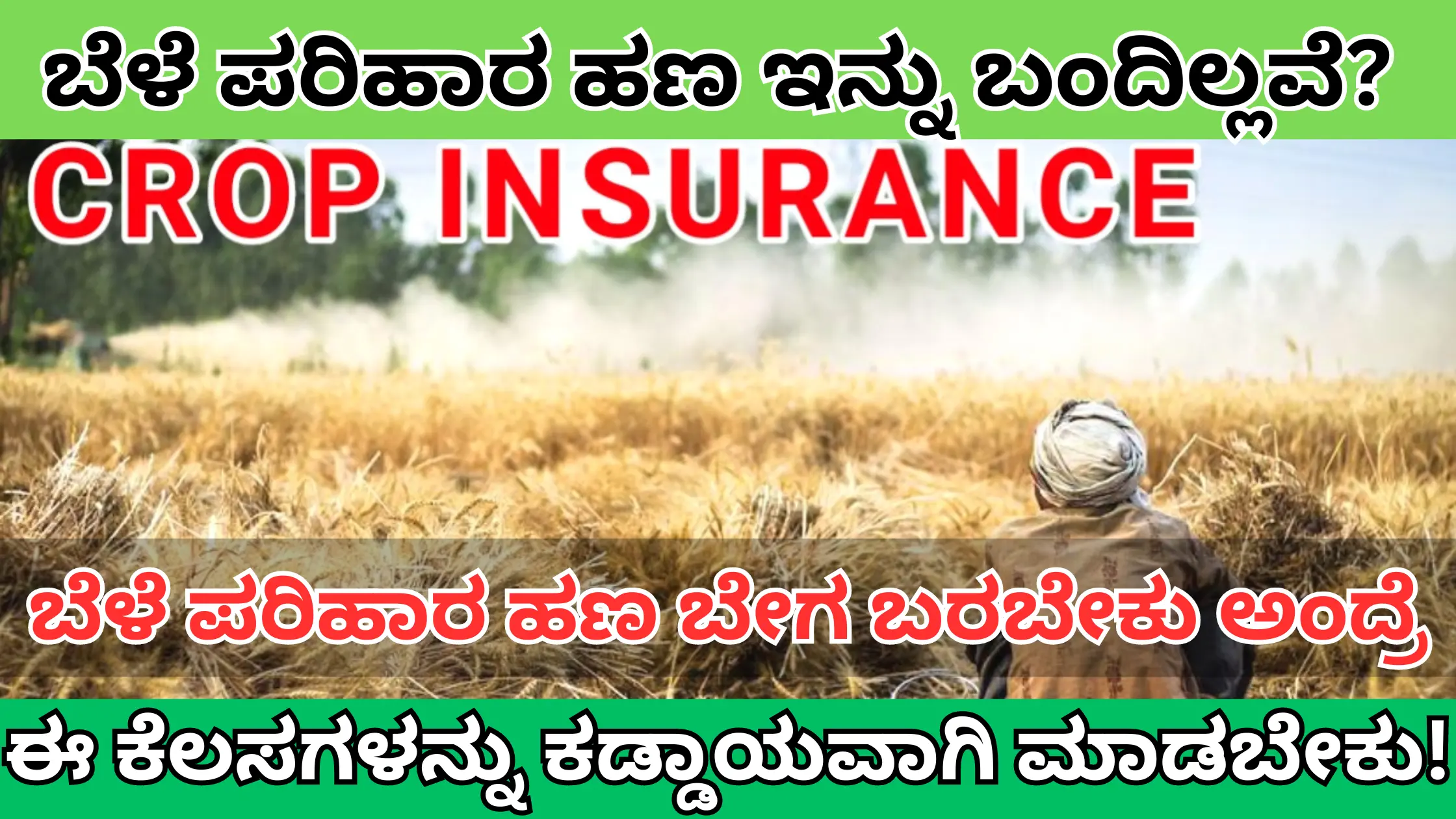 what to do if crop insurance not deposited