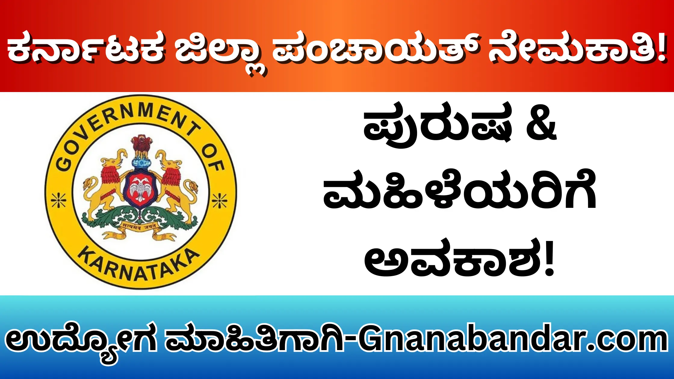 Bangalore district Panchayat recruitment 2024